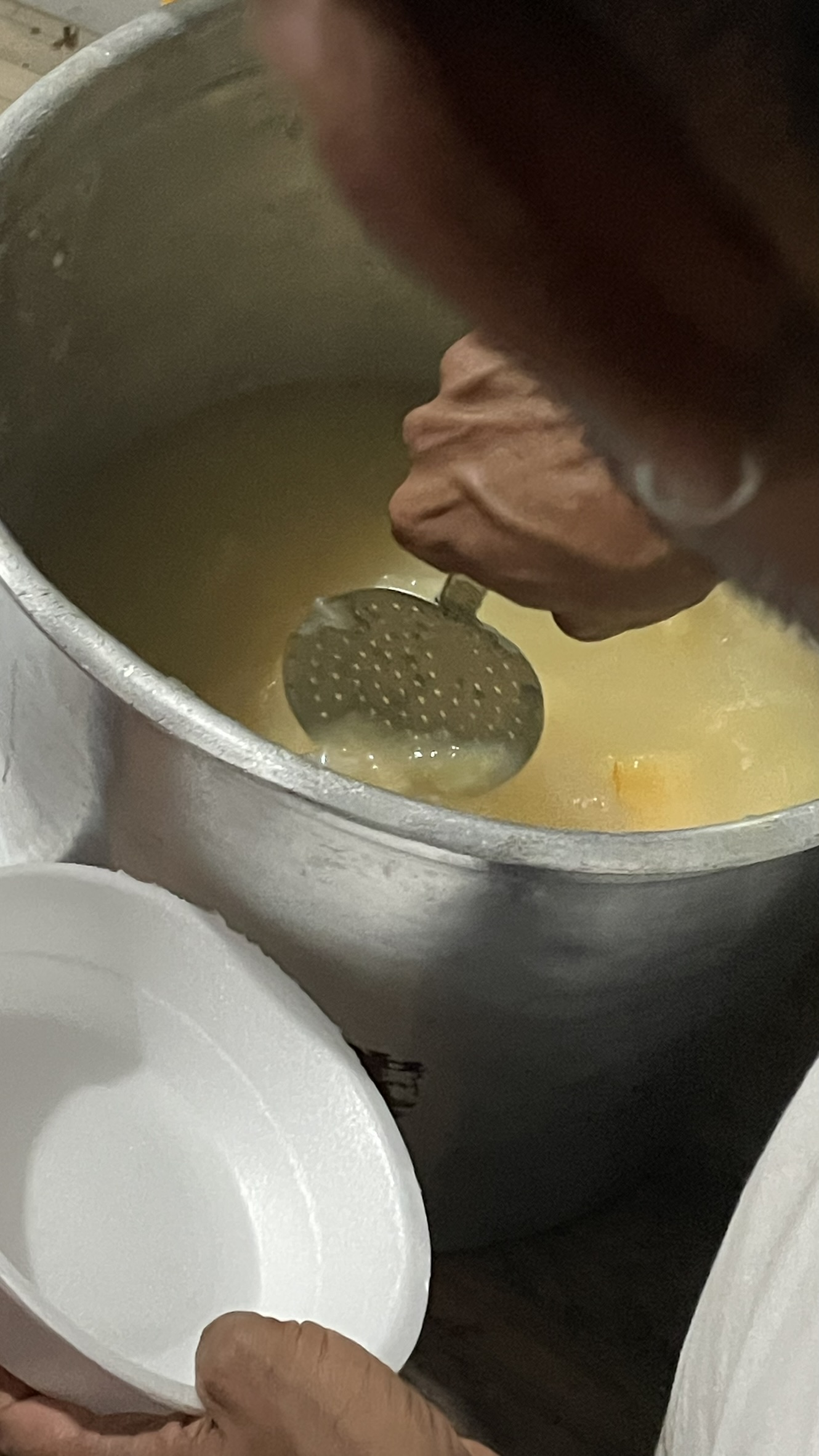 Momento de convivência e acolhimento comunitário